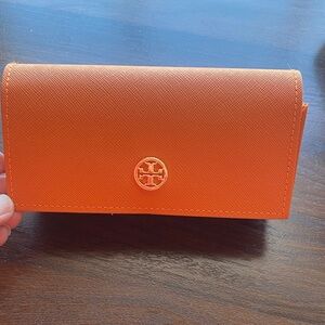 Tory Burch Orange glasses case